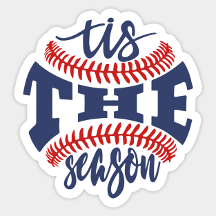 Baseball Tis The Season, Baseball, Mom Baseball, Mom Tees Sticker